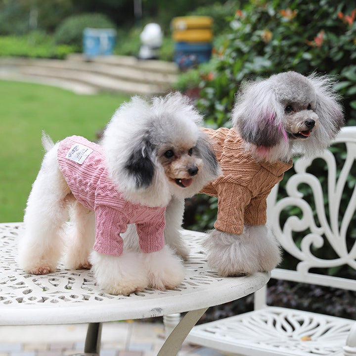 Warm Pet Sweater For Comfortable Winter Wear