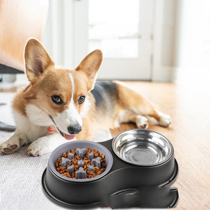 Pet Removable Slow Feeding Bowl for Easy Cleaning